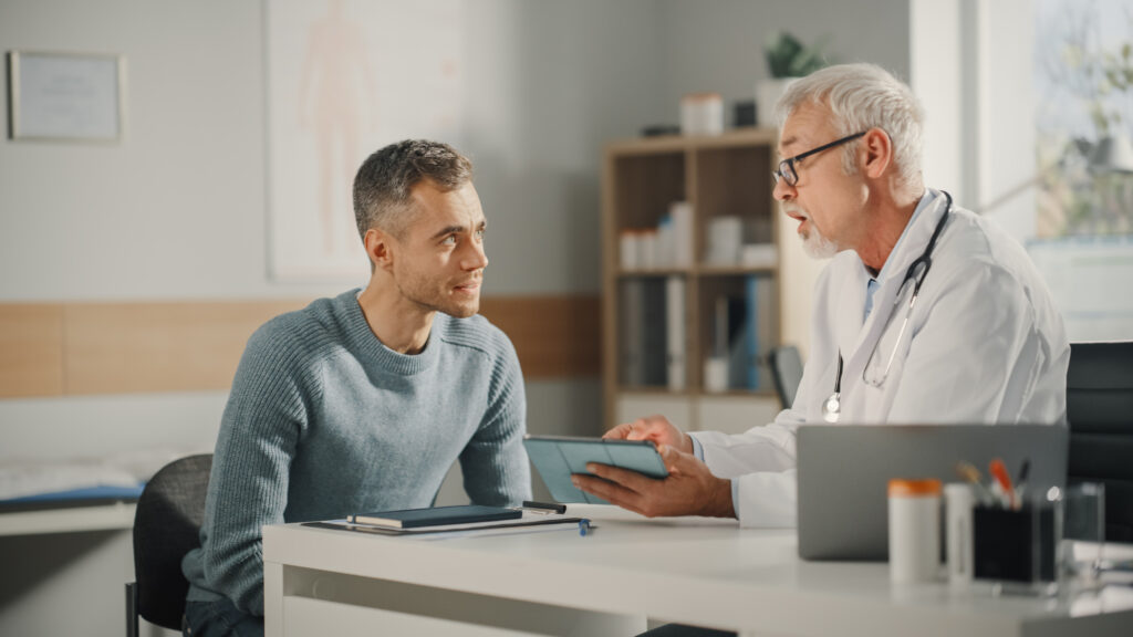 NuvoCell Provider Consulting a Patient